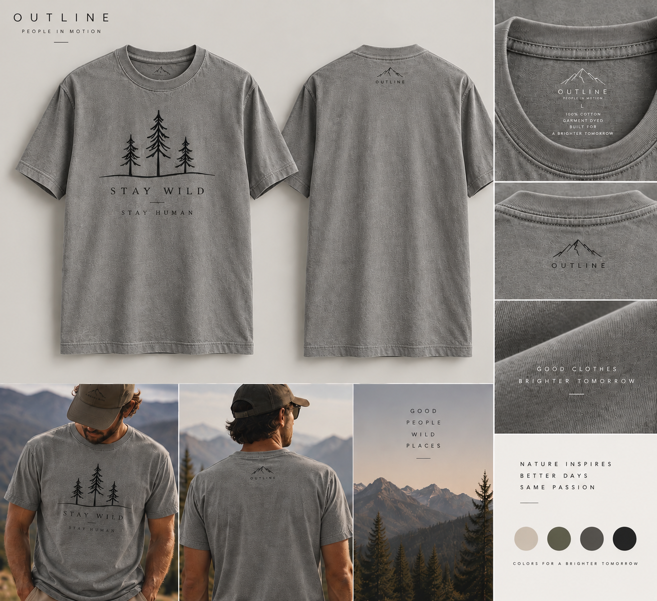 Journeys Tee — Grey