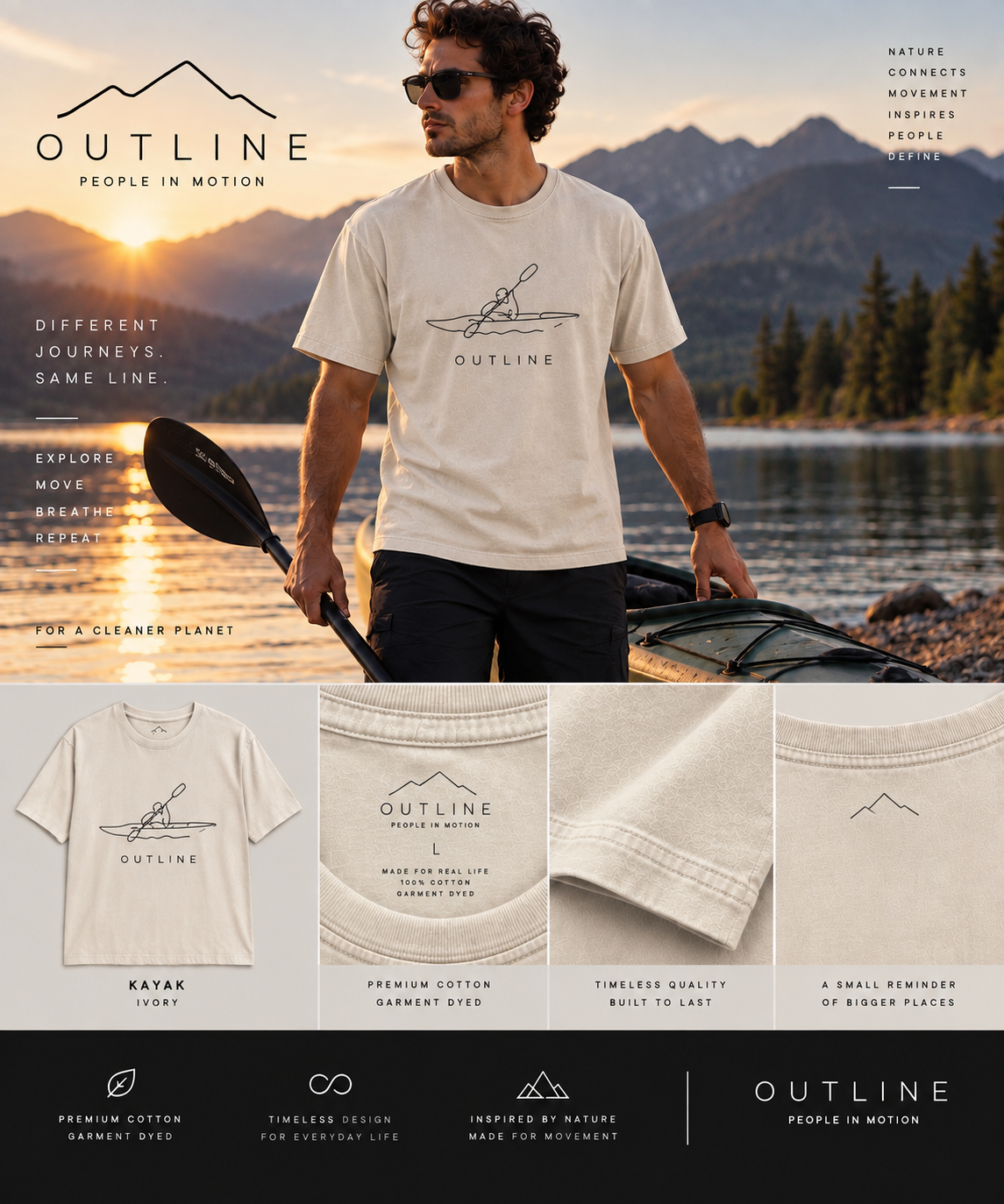 Kaiak Tee — Ivory